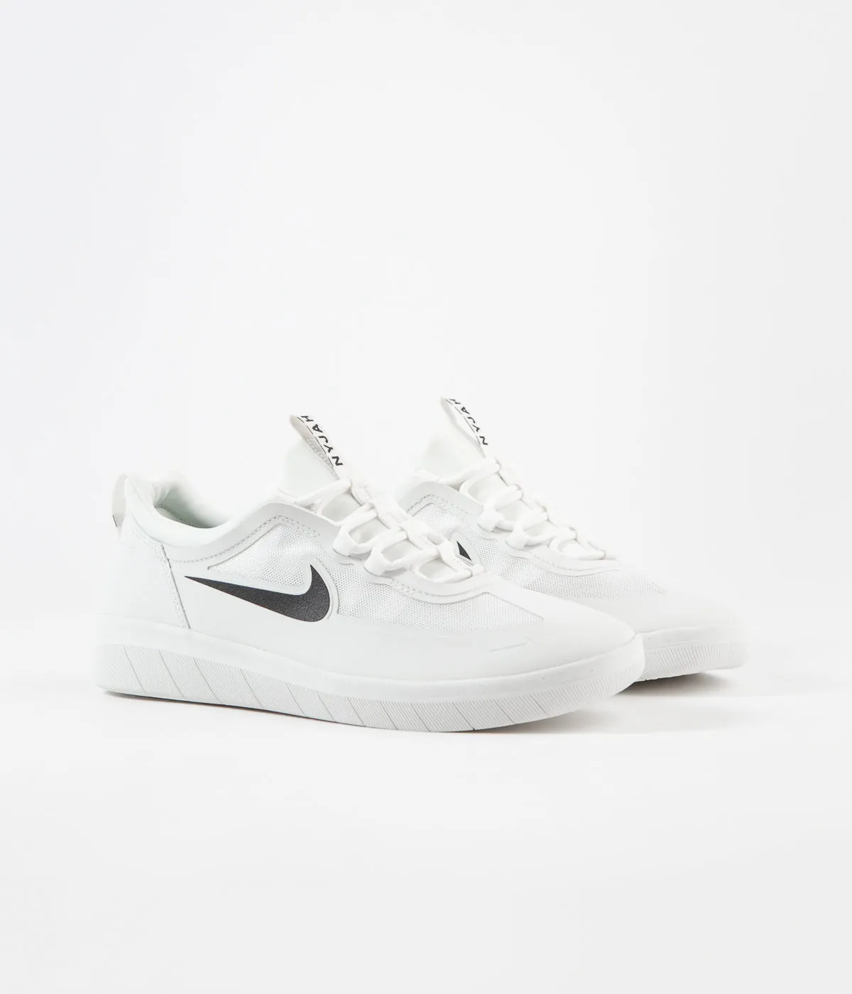 Nike SB Nyjah Free 2 Shoes - Summit White / Black - Summit White