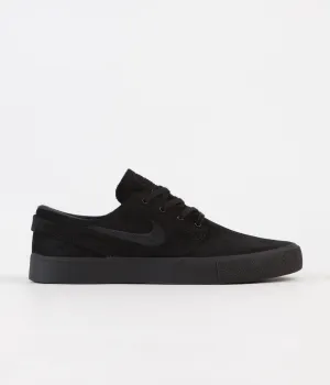 Nike SB Stefan Janoski Remastered Shoes - Black / Black - Black - Black