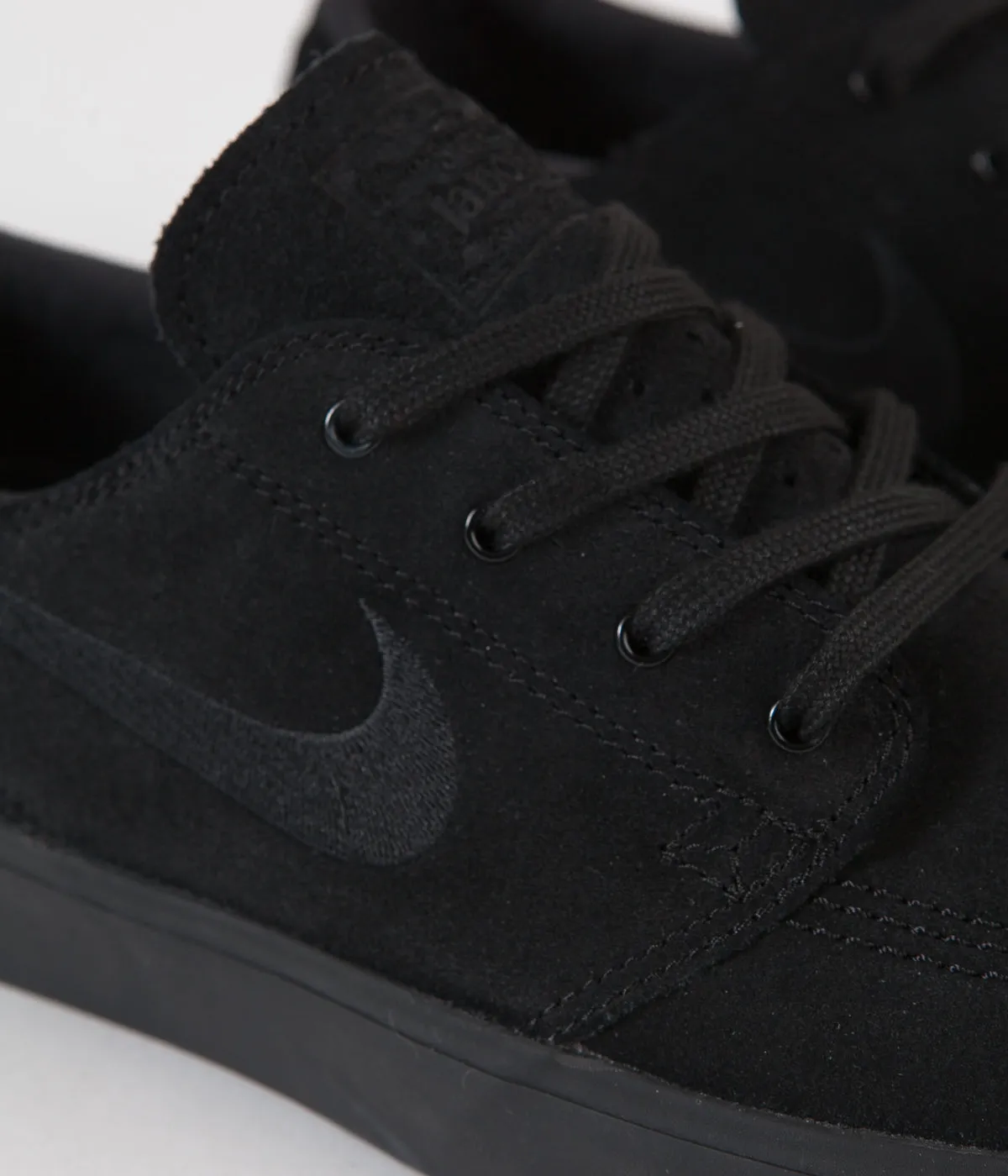 Nike SB Stefan Janoski Remastered Shoes - Black / Black - Black - Black