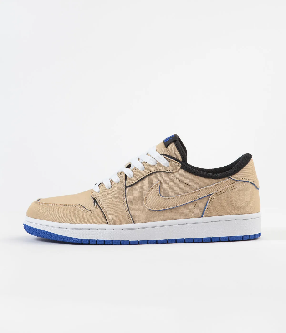 Nike SB x Air Jordan 1 Low Shoes - Desert Ore / Royal Blue - Dark Powder Blue