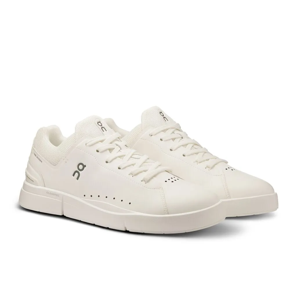 'On Running' Men's THE ROGER Advantage Tennis Sneaker - White / Undyed