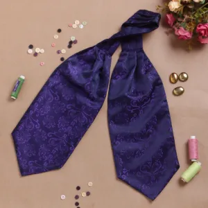 Peluche Opulent Ornament Blue Cravat for Men