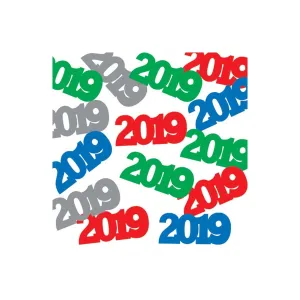 "2019" Confetti - Assorted Colors