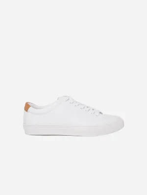 R-Kind Unisex Vegan Leather Sneakers | Moon White