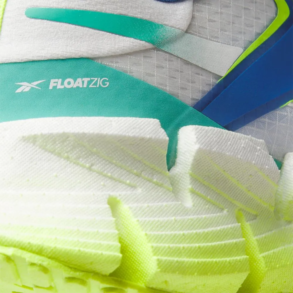 Reebok Footwear Women FloatZig 1 Running Shoes WHITE/UNLEASHED GREEN/DIGITAL