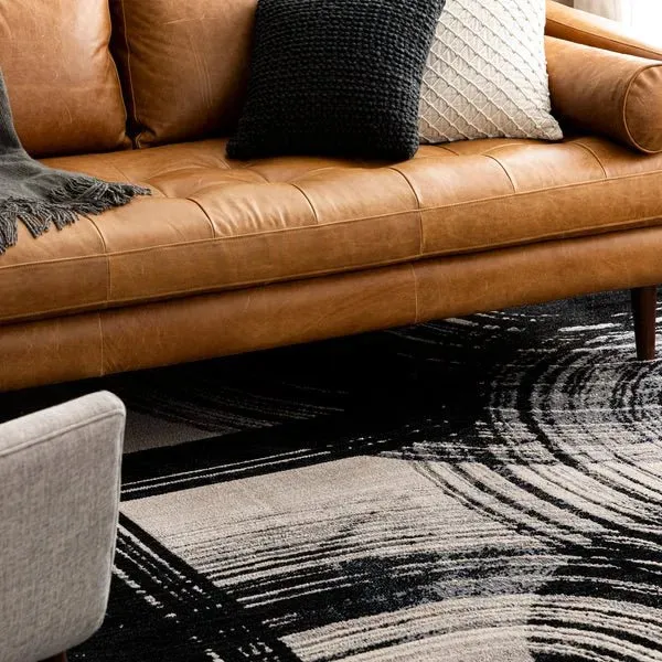 Rendition 92607 90166 Orion Obsidian Rug