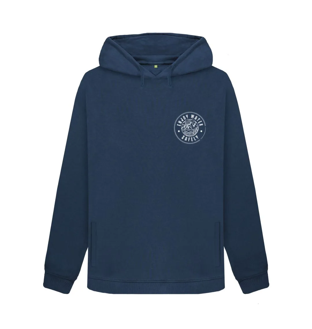 RLSS UK | Adventure Design Women's Hoodie | 100% Organic Cotton Hooded Sweatshirt for Ladies