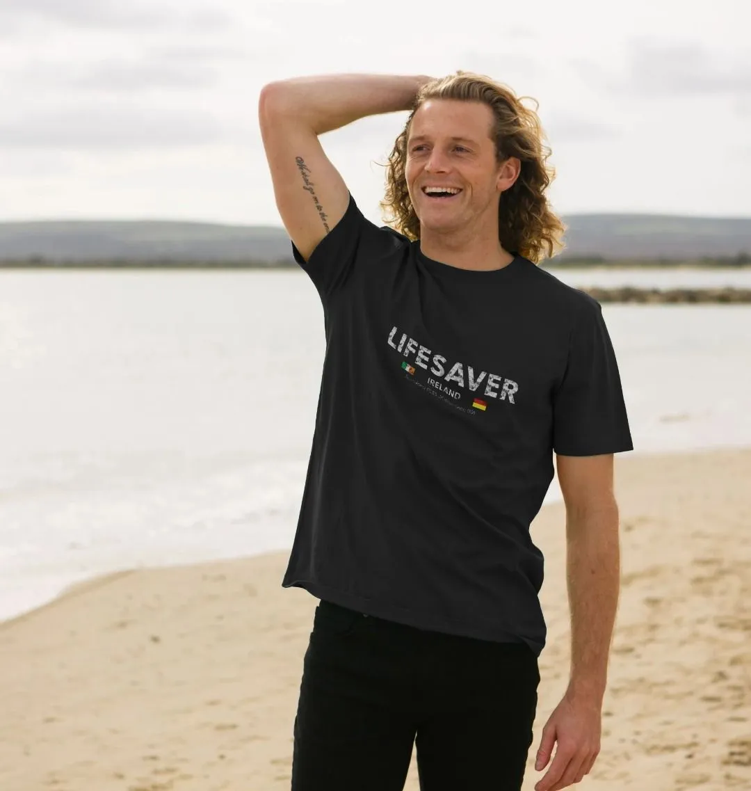 RLSS UK | Lifesaver Ireland Men's T-shirt | Short Sleeve Organic Cotton T-shirt