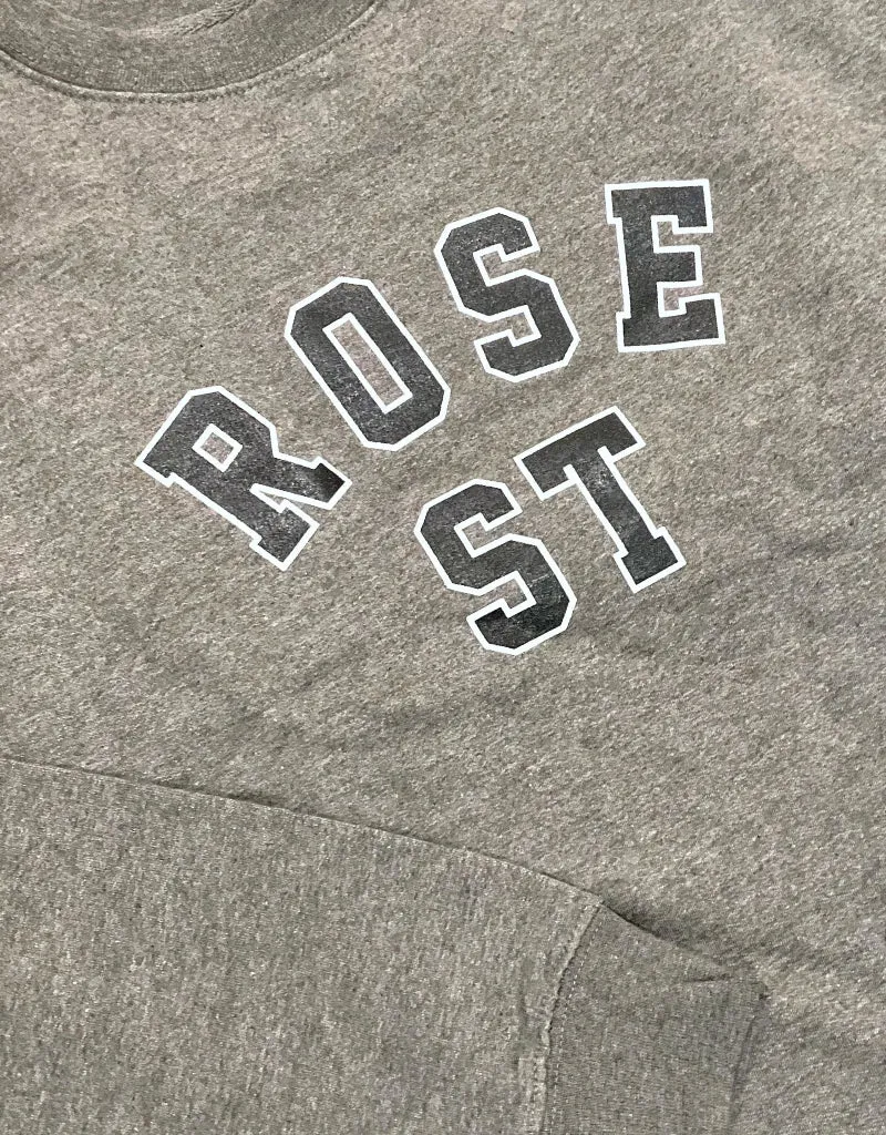 Rose Street Arc Logo Outline Crew: Heather Gray