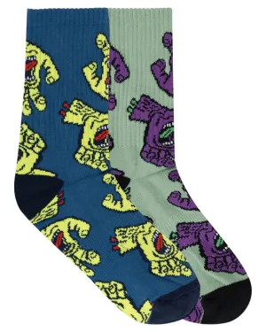 Santa Cruz Crowded Hand Crew Sock