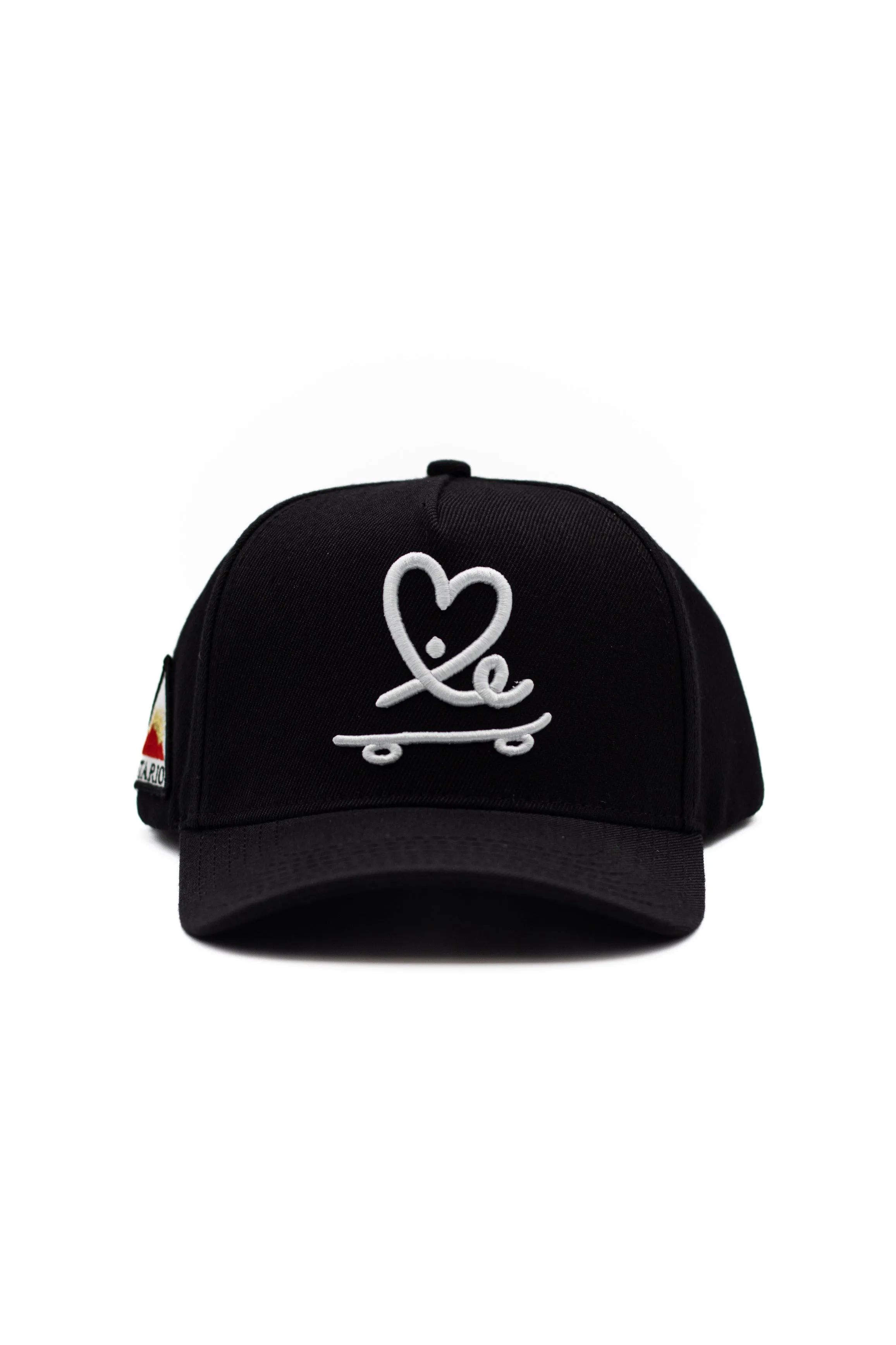 Signature Skate Love A Frame Snapback (Black / White)