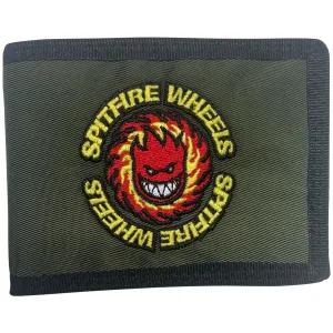 SPITFIRE OG FIREBALL BI-FOLD WALLET DARK GREEN