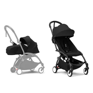 Stokke® YOYO³ Complete Stroller - Black/Black