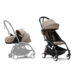 Stokke® YOYO³ Complete Stroller - Black/Taupe