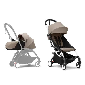 Stokke® YOYO³ Complete Stroller - White/Taupe