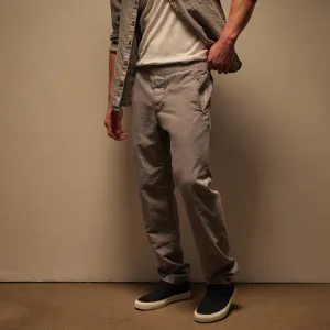 Textured Relaxed Pant - Silver Grey Pigment