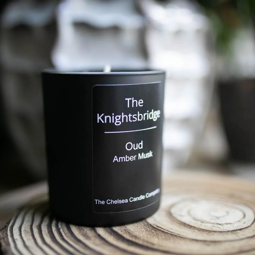 The Knightsbridge Candle - Oud & Amber Musk