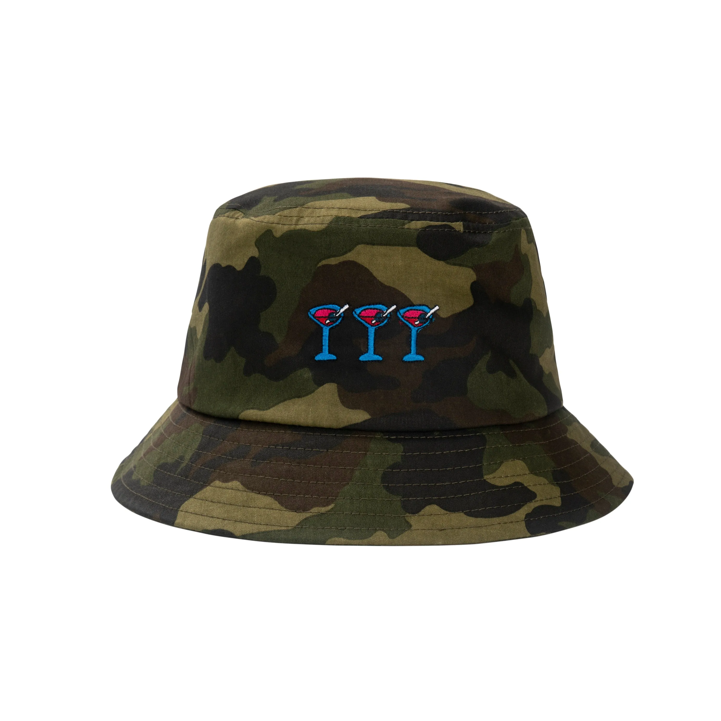 Tired Dirty Martini Washed Bucket Cap Camo