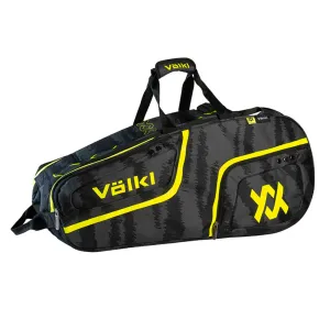 Tour Zebra Combi Tennis Bag Black and Neon Yellow