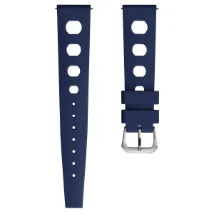 Tropical Regis FKM Rubber Watch Strap - Blue