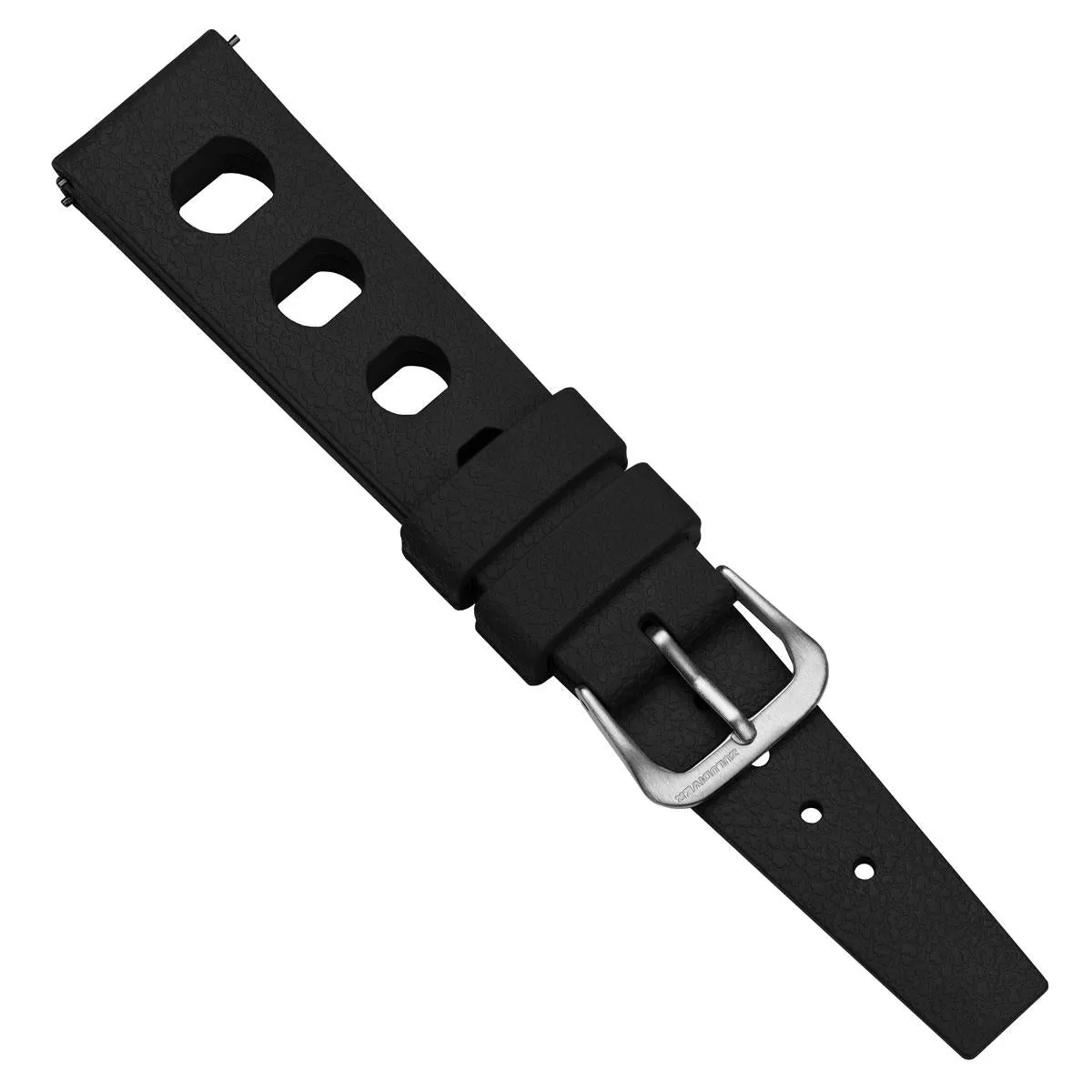 Tropical Regis FKM Rubber Watch Strap - Red