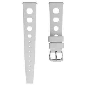 Tropical Regis FKM Rubber Watch Strap - White