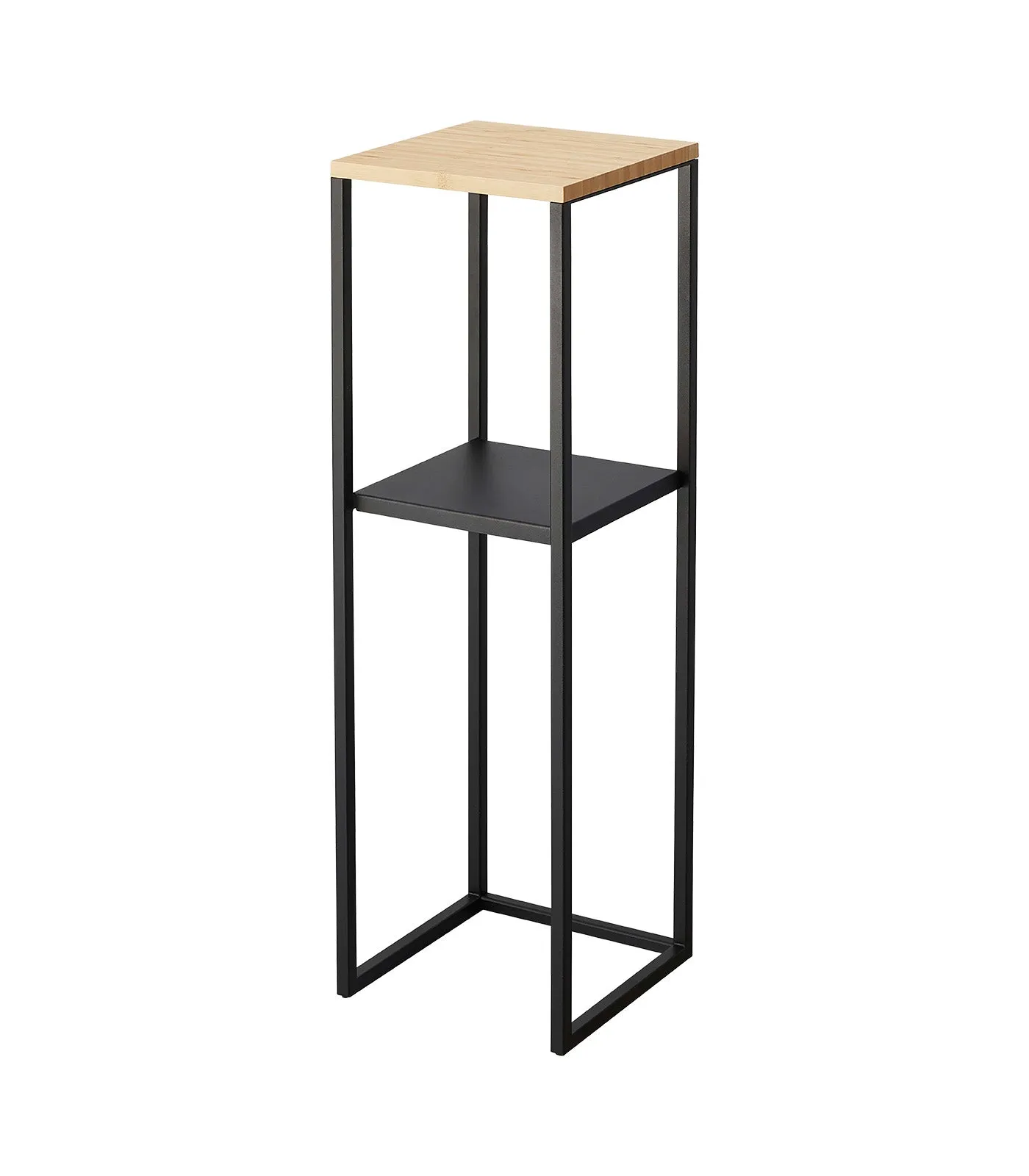 Two-Tier Display & Storage Shelf (31.5" H)  - Black