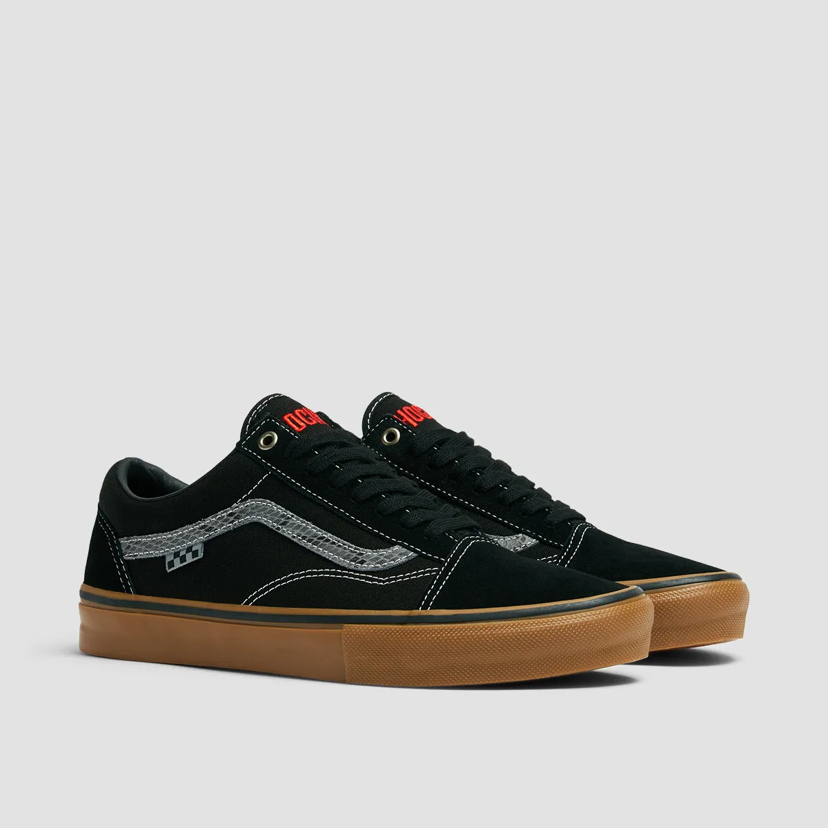 Vans Skate Old Skool Shoes - Hockey Skateboards Black/Snake