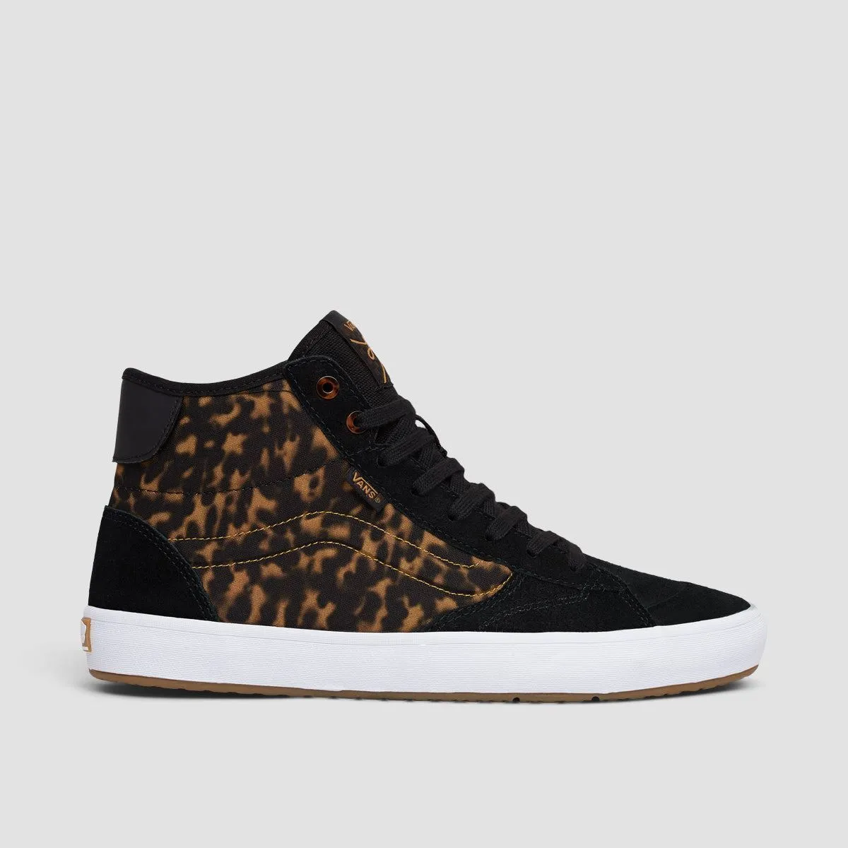 Vans The Lizzie High Top Shoes - Tortoise Dark Brown/Black