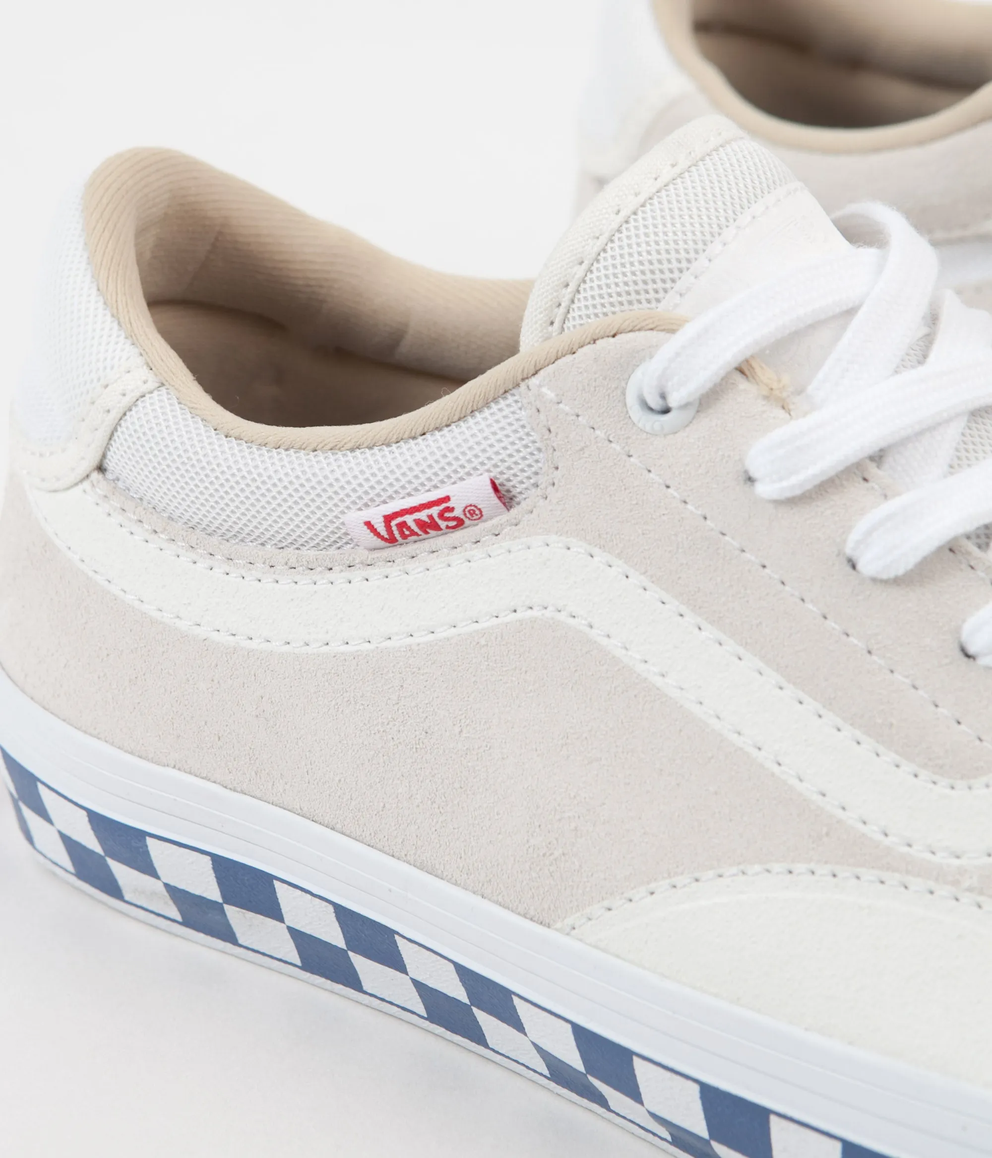 Vans TNT Advanced Prototype Checkerboard Shoes - Marshmallow