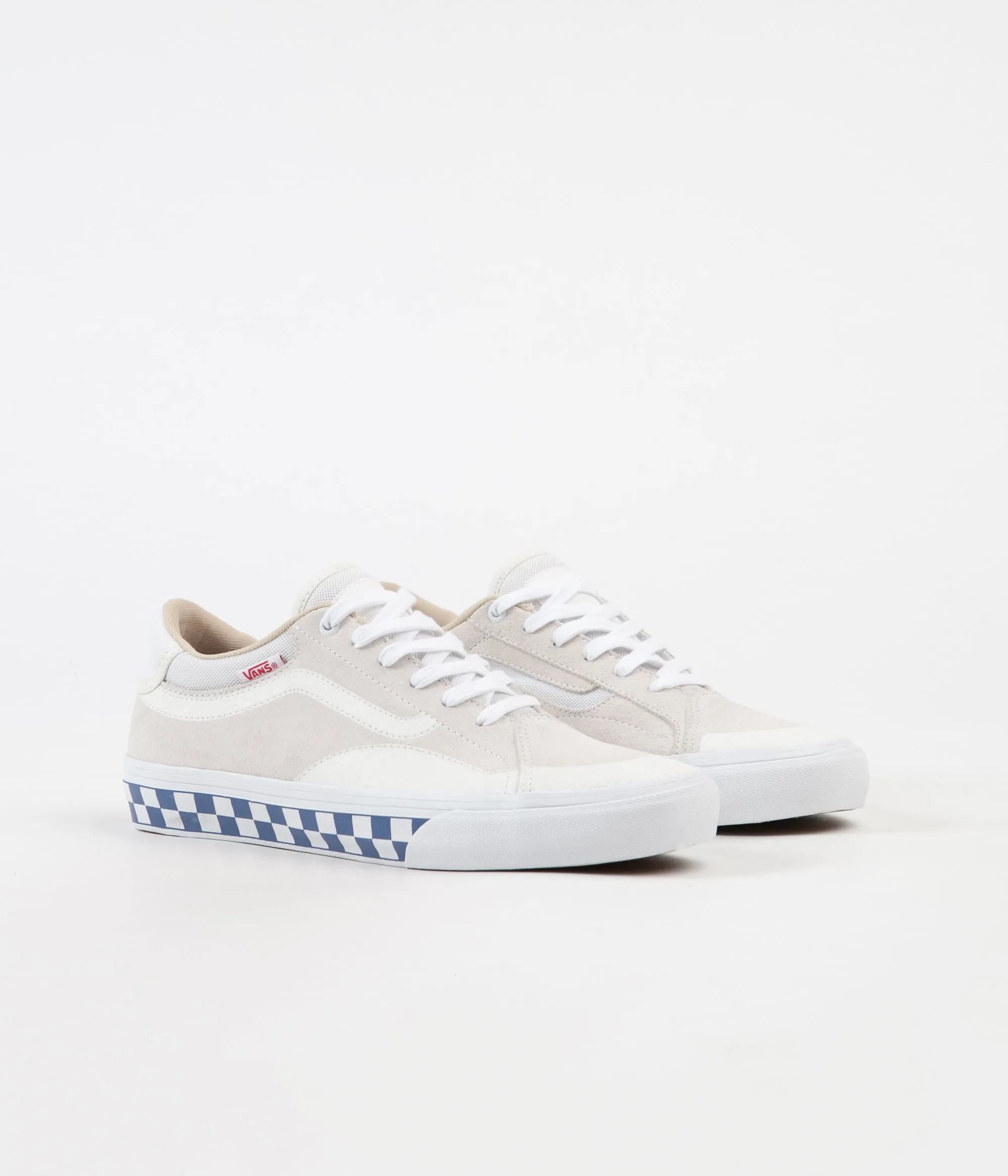 Vans TNT Advanced Prototype Checkerboard Shoes - Marshmallow