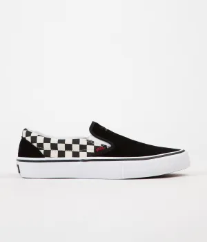 Vans x Thrasher Slip On Pro Shoes - Black / Checkerboard