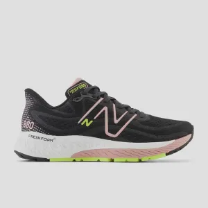 Woman's FreshFoam 880 v13 (B) -  BLACK/PINK MOON