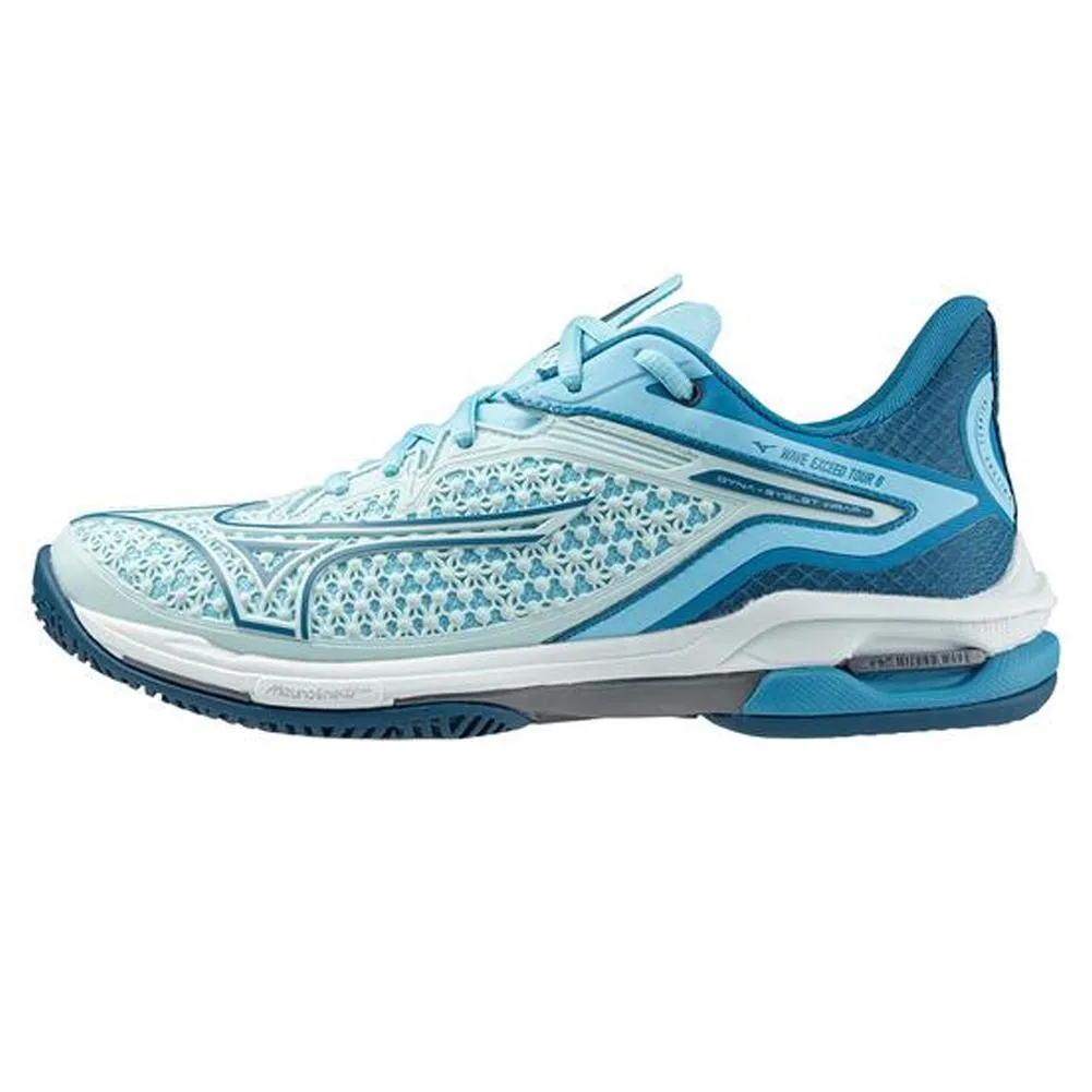 Women's Exceed Tour 6 AC Tennis Shoes Blue Glow and Saxony Blue