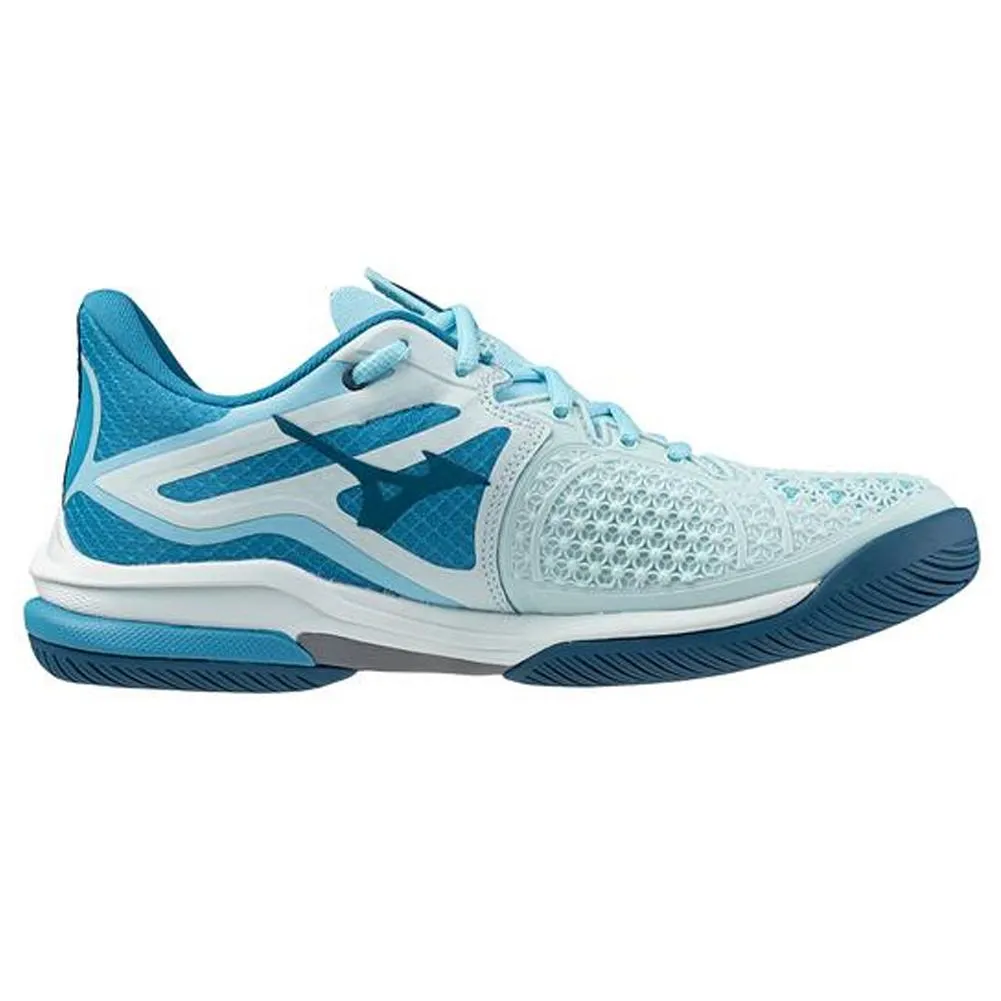 Women's Exceed Tour 6 AC Tennis Shoes Blue Glow and Saxony Blue