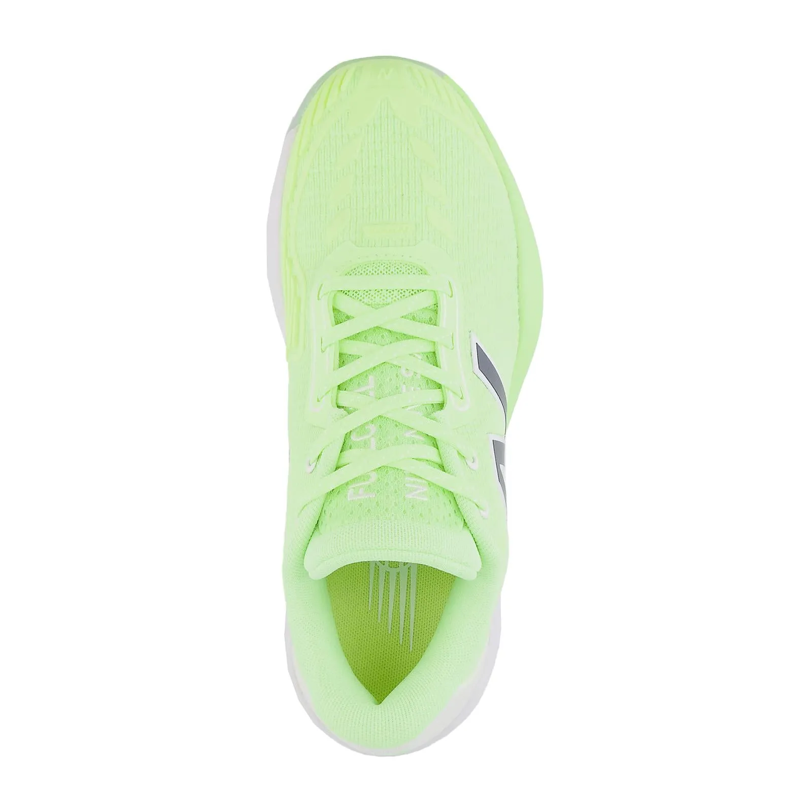 Women`s FuelCell 996v5 D Width Clay Tennis Shoe Bleached Lime Glo