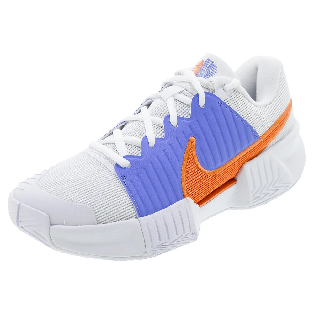 Women`s GP Challenge Pro Tennis Shoes White and Lt Wild Mango