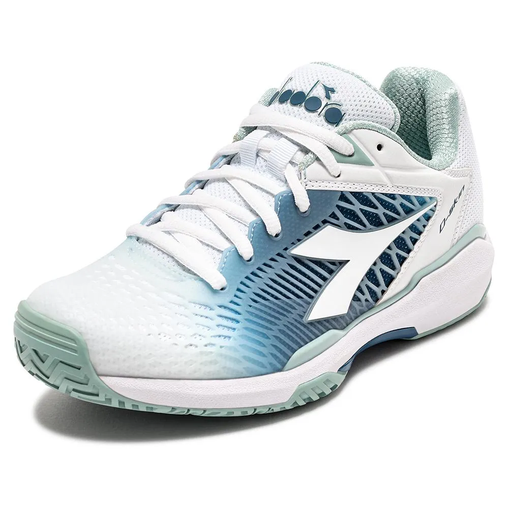 Women's Speed Competition 7 AG Tennis Shoes White and Surf Spray