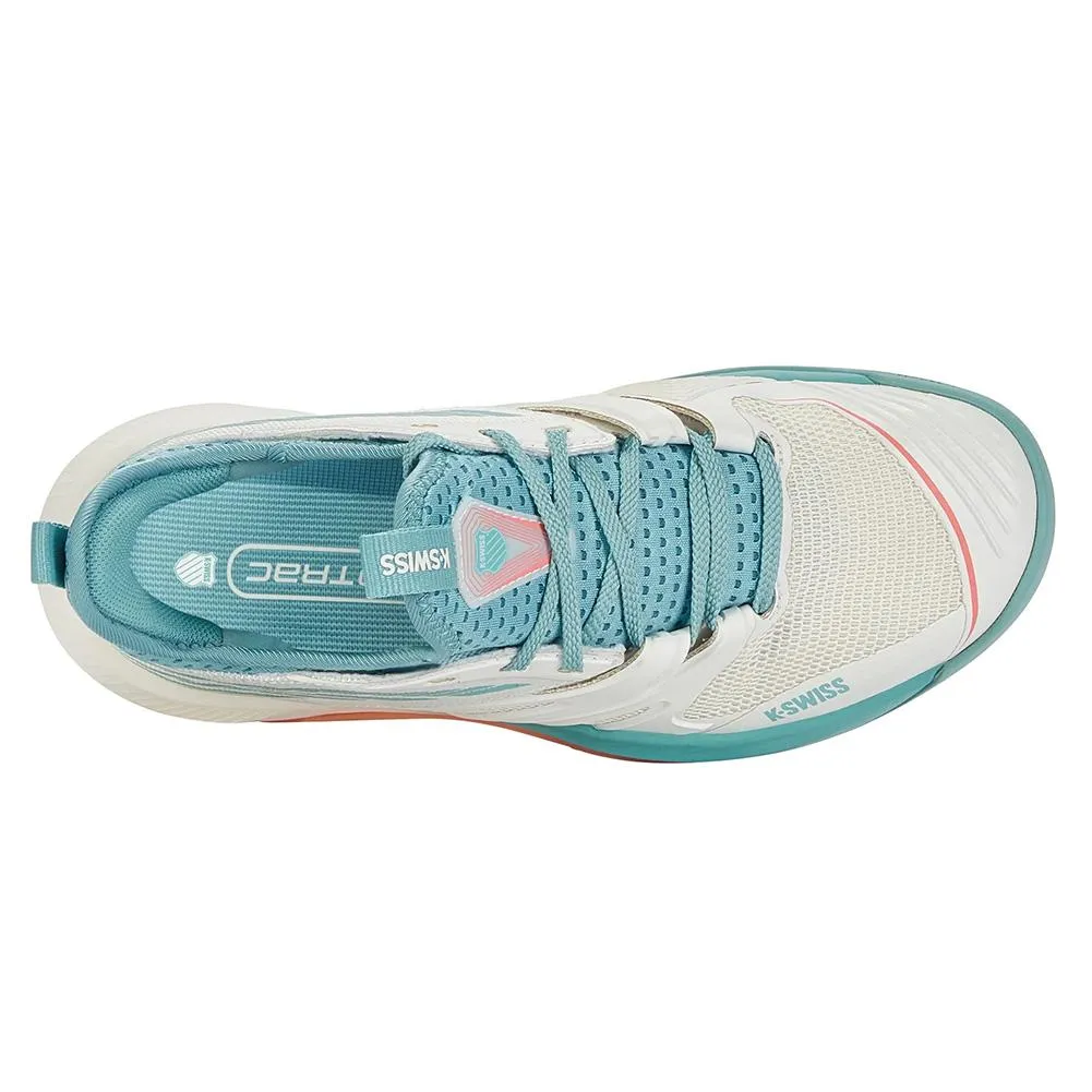 Women's SpeedTrac Tennis Shoes Blanc de Blanc and Nile Blue