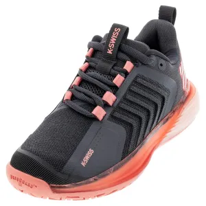 Women's Ultrashot 3 Tennis Shoes Asphalt and Peach Amber