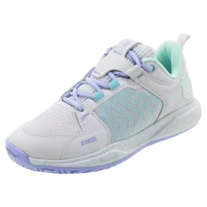 Women`s Ultrashot Team Tennis Shoes Nimbus Cloud and Neon Purple