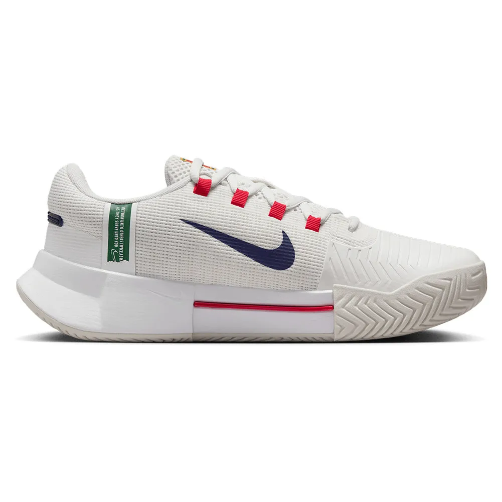 Women`s Zoom GP Challenge 1 Tennis Shoes Summit White and Binary Blue