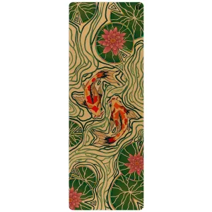 Yoloha Yoga: Pond of Harmony Aura Cork Yoga Mat