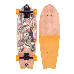 Z-Flex 31" Surfskate Fish Banana Train Longboard Cruiser